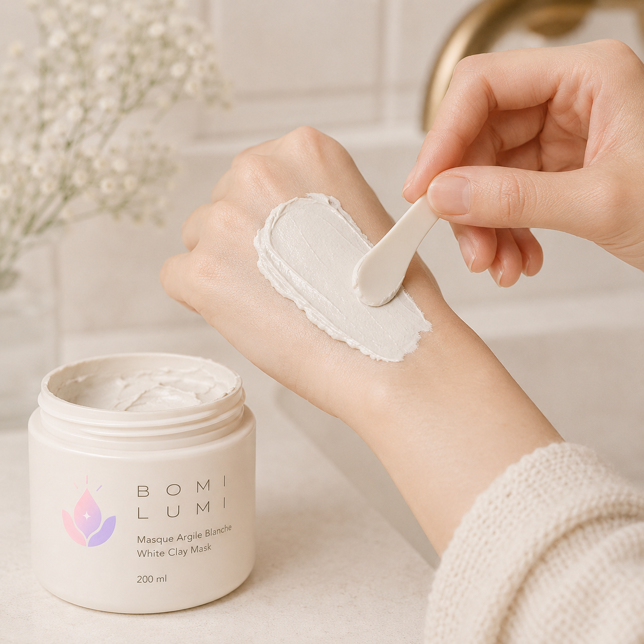 Argile de Neige — Masque Argile Blanche